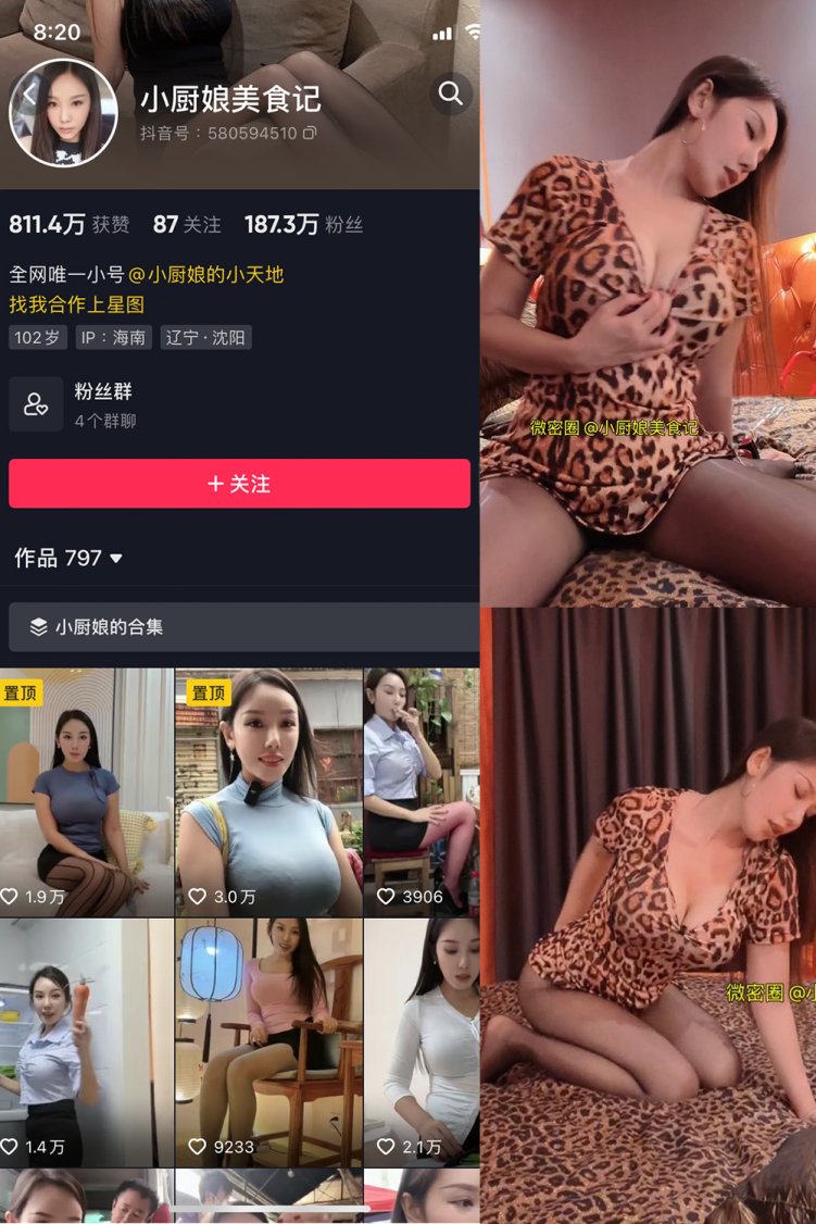 抖音 小厨娘美食记 微密圈 NO.016期 【10P】最新至：