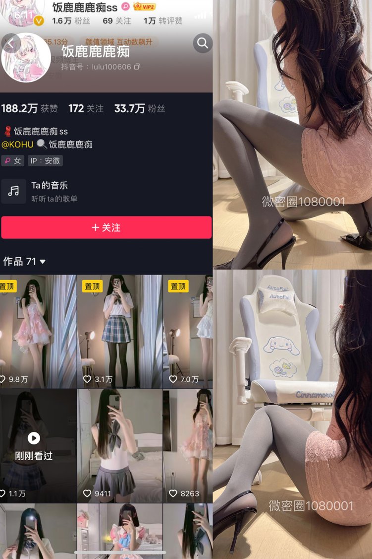 抖音 饭鹿鹿痴 微密圈 NO.020期 【19P2V】最新至:2024.1.14