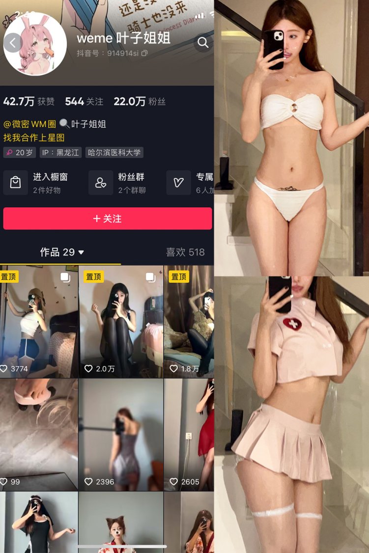 抖音 叶子姐姐 微密圈 NO.006期 【23P1V】