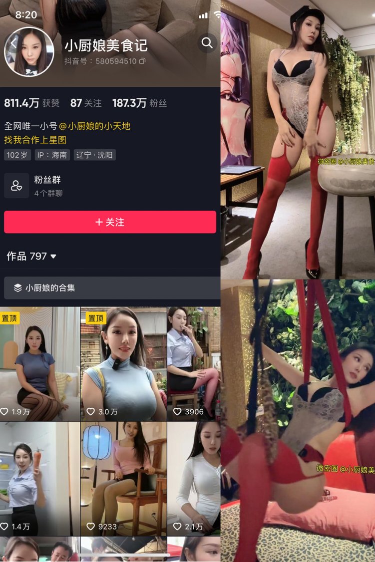 抖音 小厨娘美食记 微密圈 NO.020期 【12P1V】最新至：