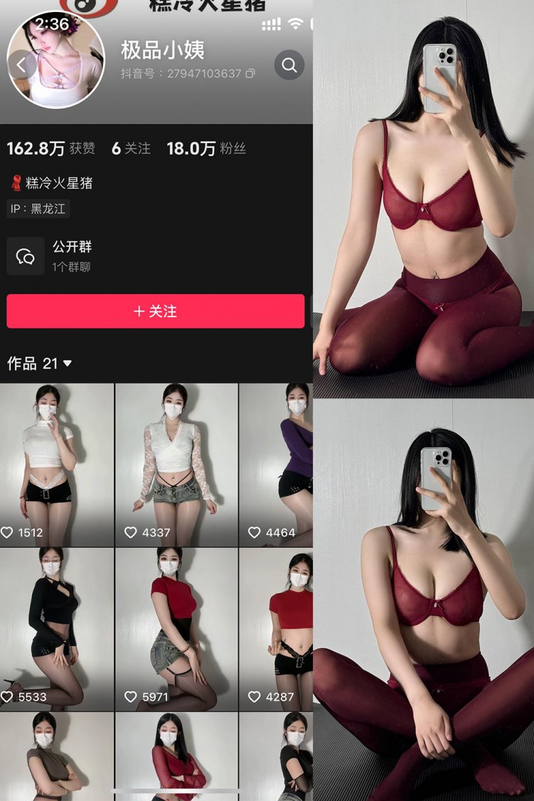 抖音 极品小姨 微密圈 NO.010期 【59P】